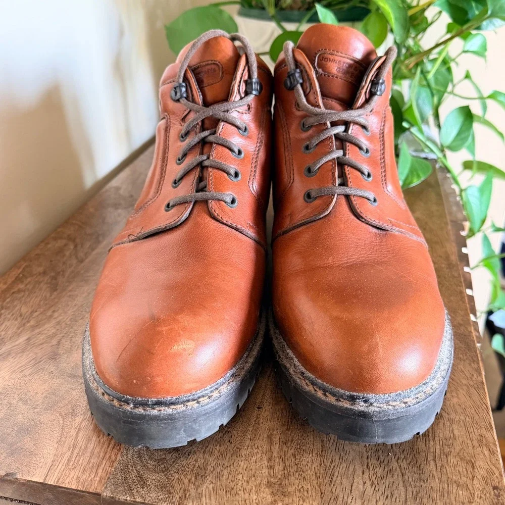 Johnston & Murphy‎ Passport Gore-Tex Waterproof Boots Mens 12M Brown Leather